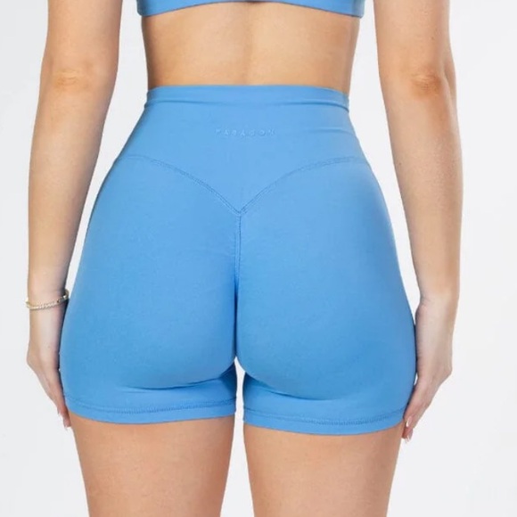 NWOT Paragon RecStretch Sculptseam Plus Shorts | XS - Taffy - Picture 5 of 7